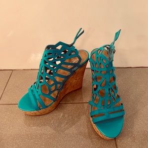 Funky Turquoise Wedge